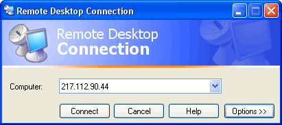 Windows Remote Desktop Connection